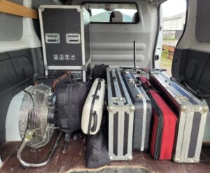 Bus laden voor repetitie Don't be Stupid